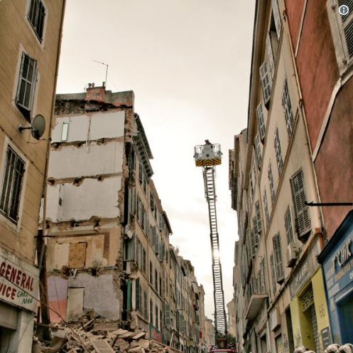 Effondrement de deux immeubles à Marseille un troisième risque le même