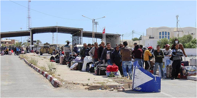 Rapatriement De Citoyens Tunisiens Par Le Poste Frontalier De Ras