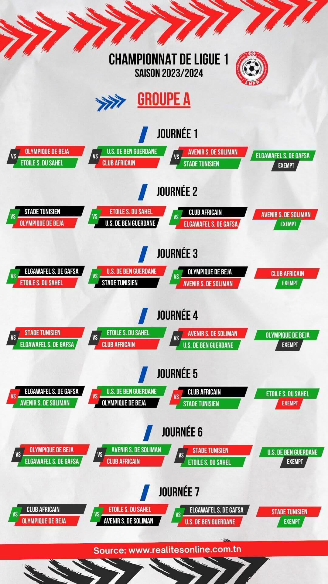 Ligue 1 : Le calendrier de la saison 2023-2024