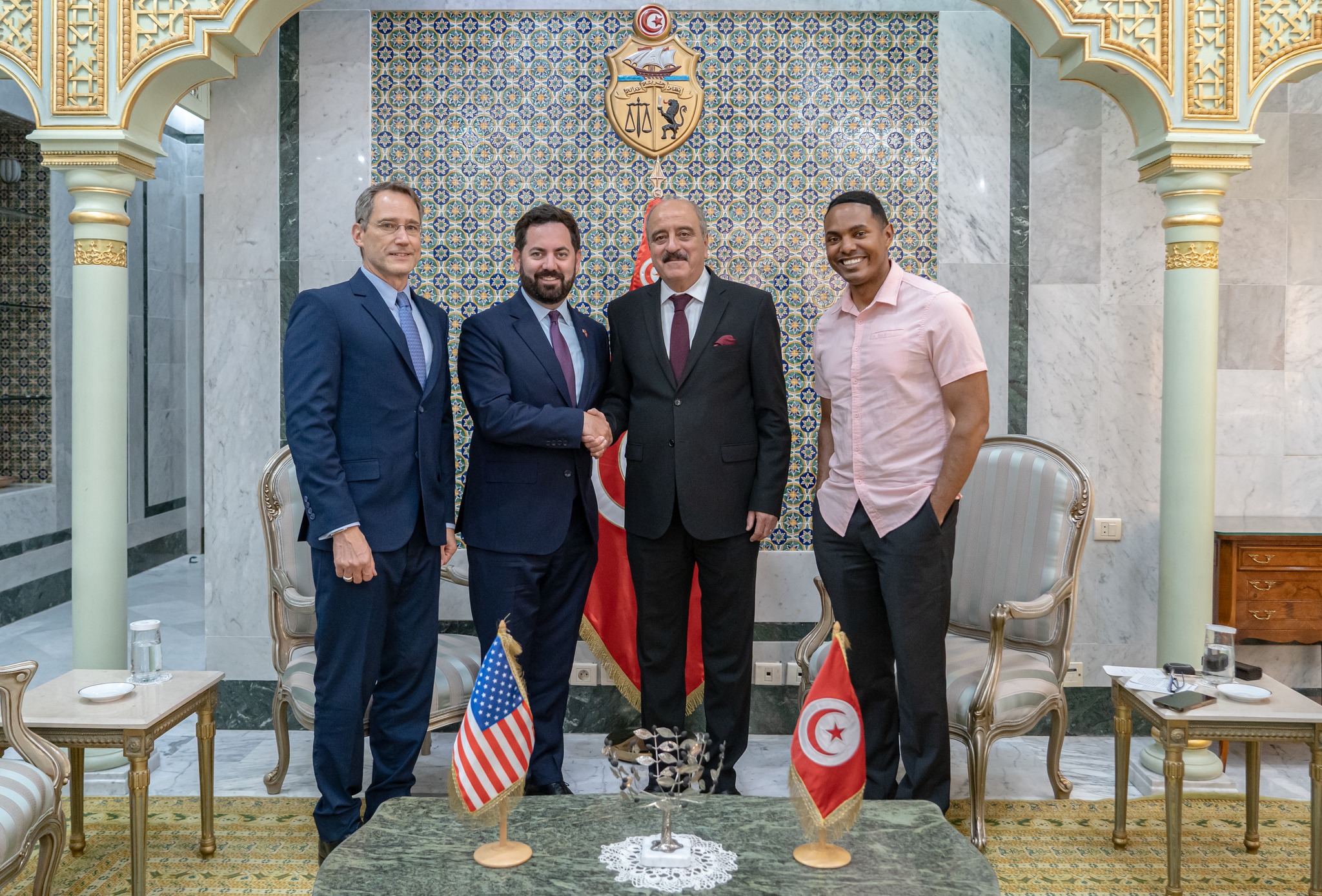 Mohamed Ali Nafti reçoit une délégation du Congrès américain
