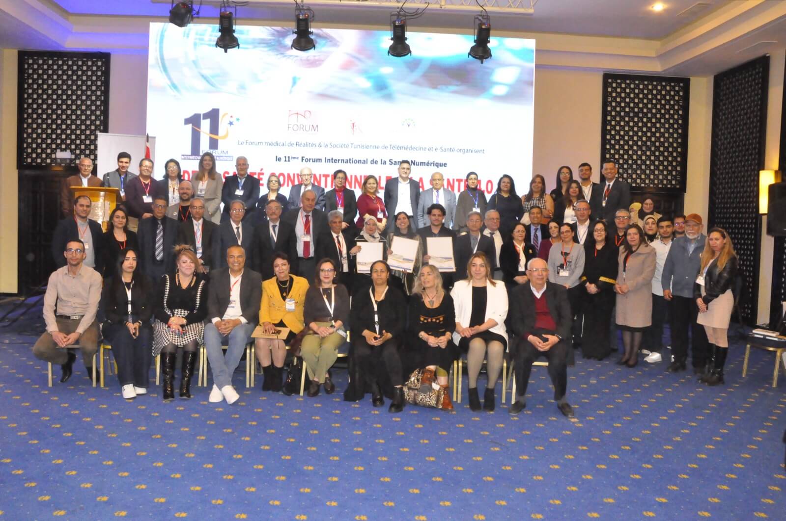 Clôture de la 11ᵉ édition du Forum international de la santé numérique et remise des prix du concours de startups