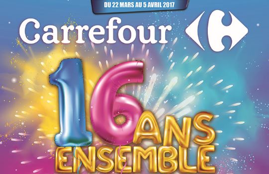 16eme Anniversaire De Carrefour 41 Jours De Festivites Et 5 Voitures A Gagner Realites Online